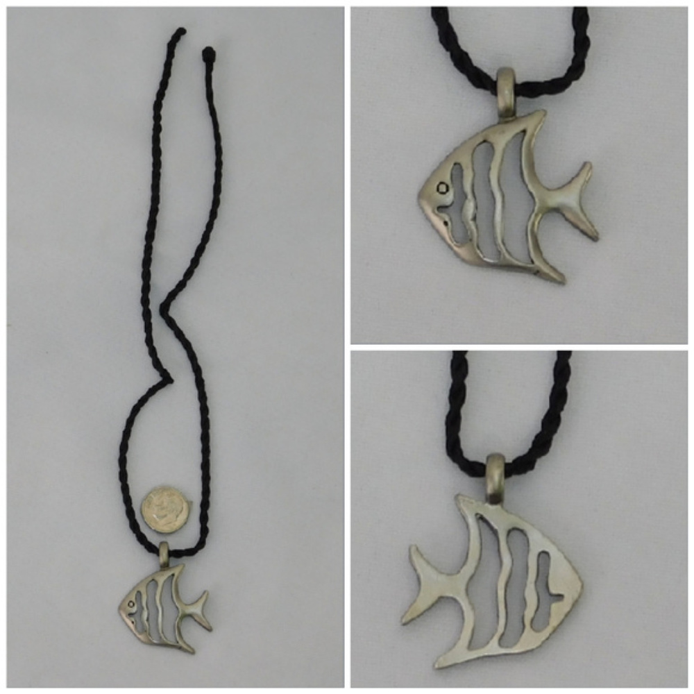 Silvertone Pendant Necklace